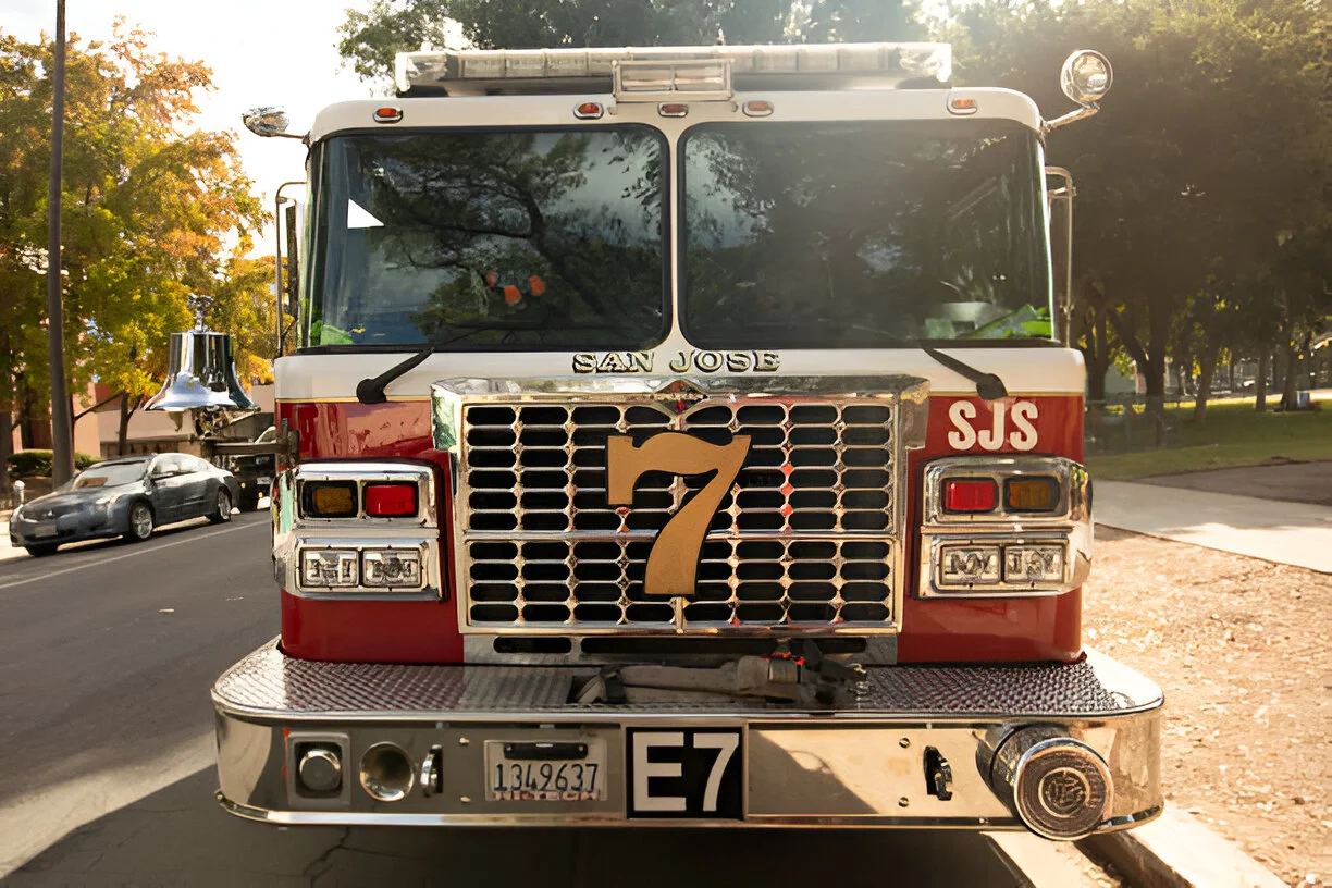 san jose fire truck